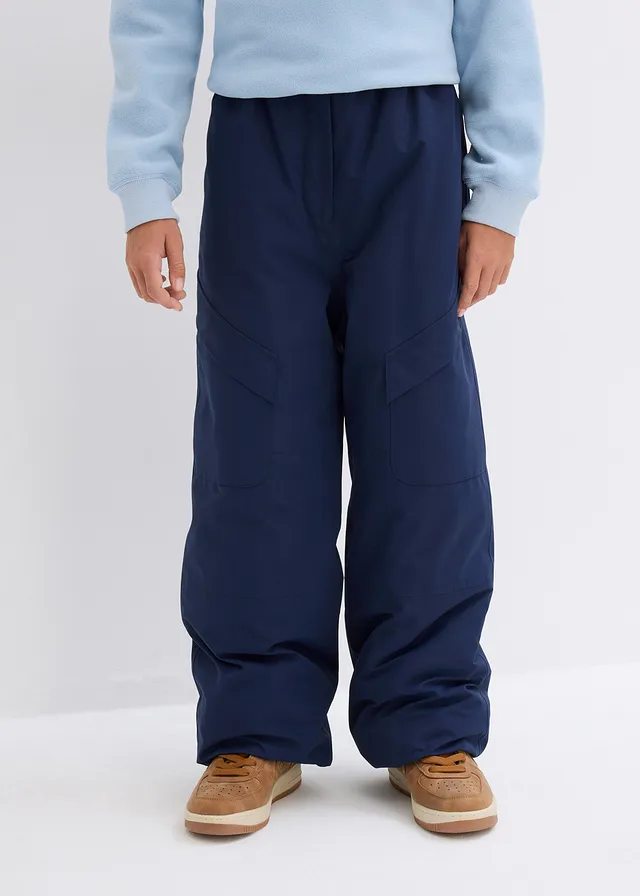 Waterdichte cargo outdoorbroek, warm gevoerd • donkerblauw • bonprix online shop