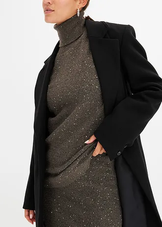 Trui met pailletten • bruin • bonprix online shop