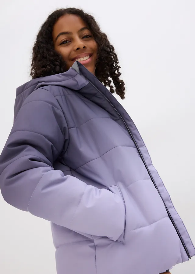 Meisjes ski-jas met capuchon • bosbessen-mauve • product-page.page-title-suffix