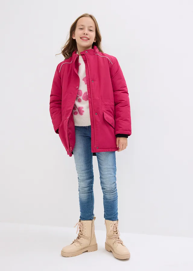 Meisjes ski-jas • bessenrood-zwart • product-page.page-title-suffix