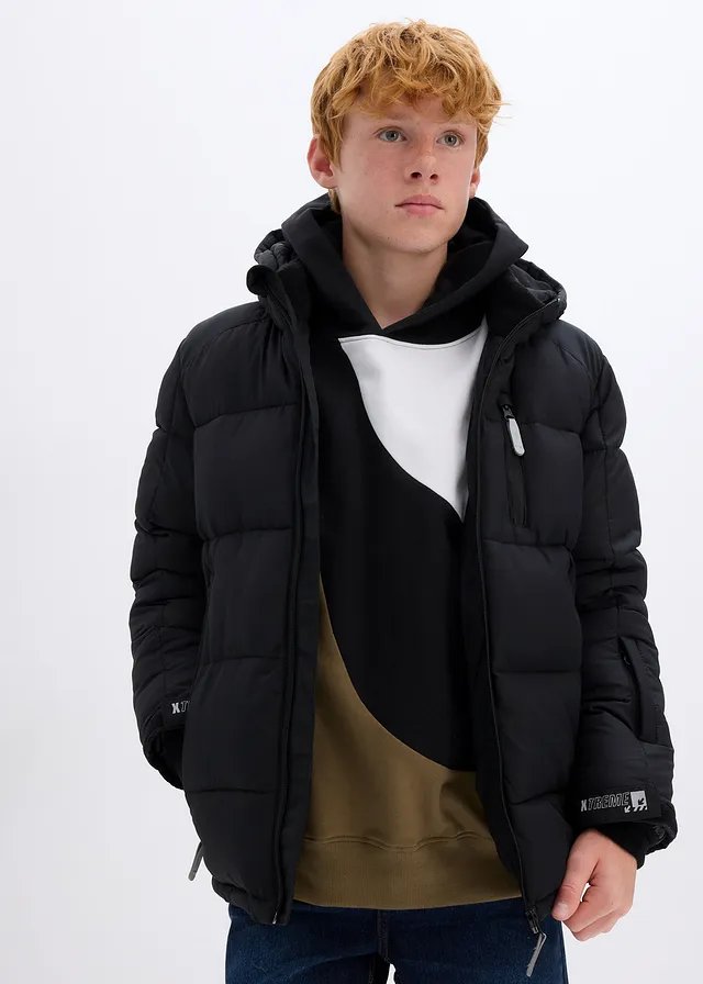 Doudoune chaude à capuche • noir • product-page.page-title-suffix