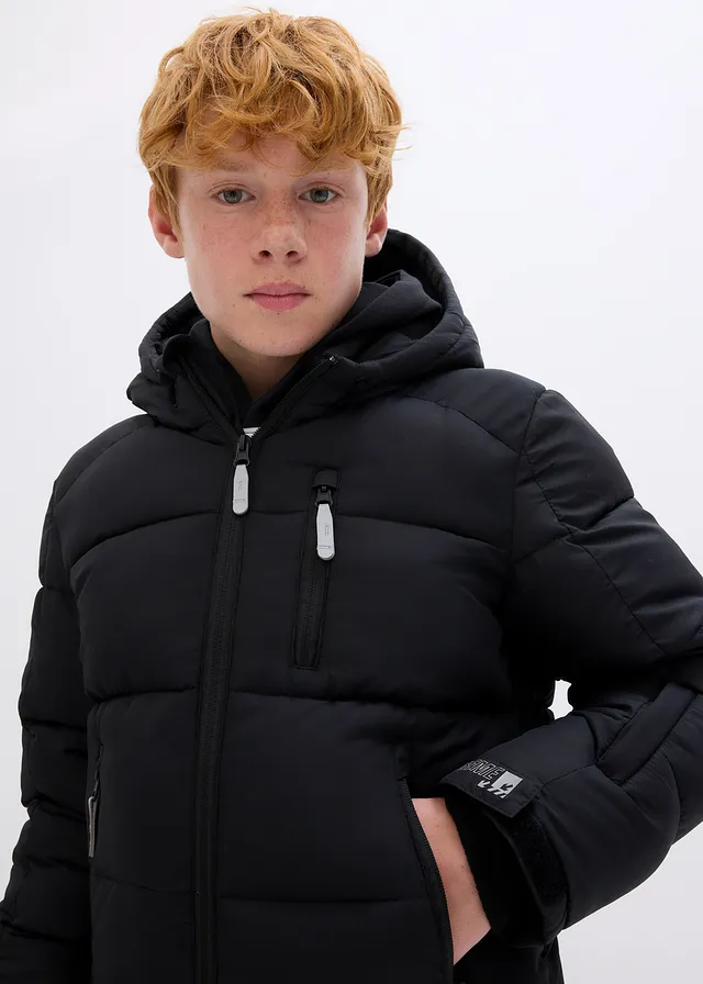Doudoune chaude à capuche • noir • product-page.page-title-suffix