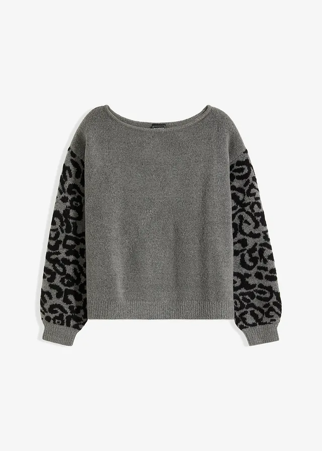 Pull à motif léopard
