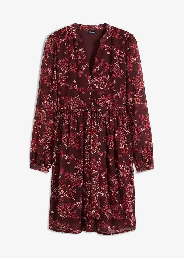 Rochie din șifon imprimat