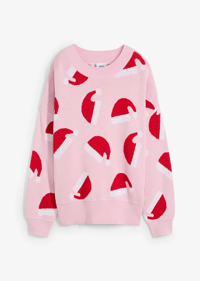 Pulover din tricot fin cu decolteu rotund, oversize