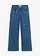 Džíny s výšivkou Wide Leg, Mid Waist, barva: modrý denim