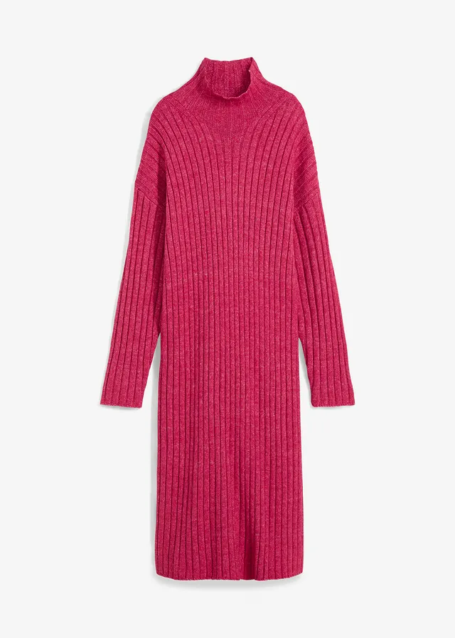 Pletené šaty s hrubo pleteným vzorom