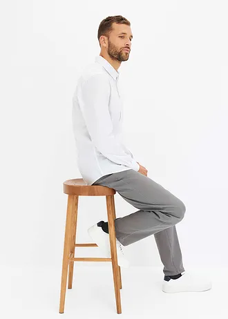 Strečová business košile, Regular Fit • bílá • bonprix obchod
