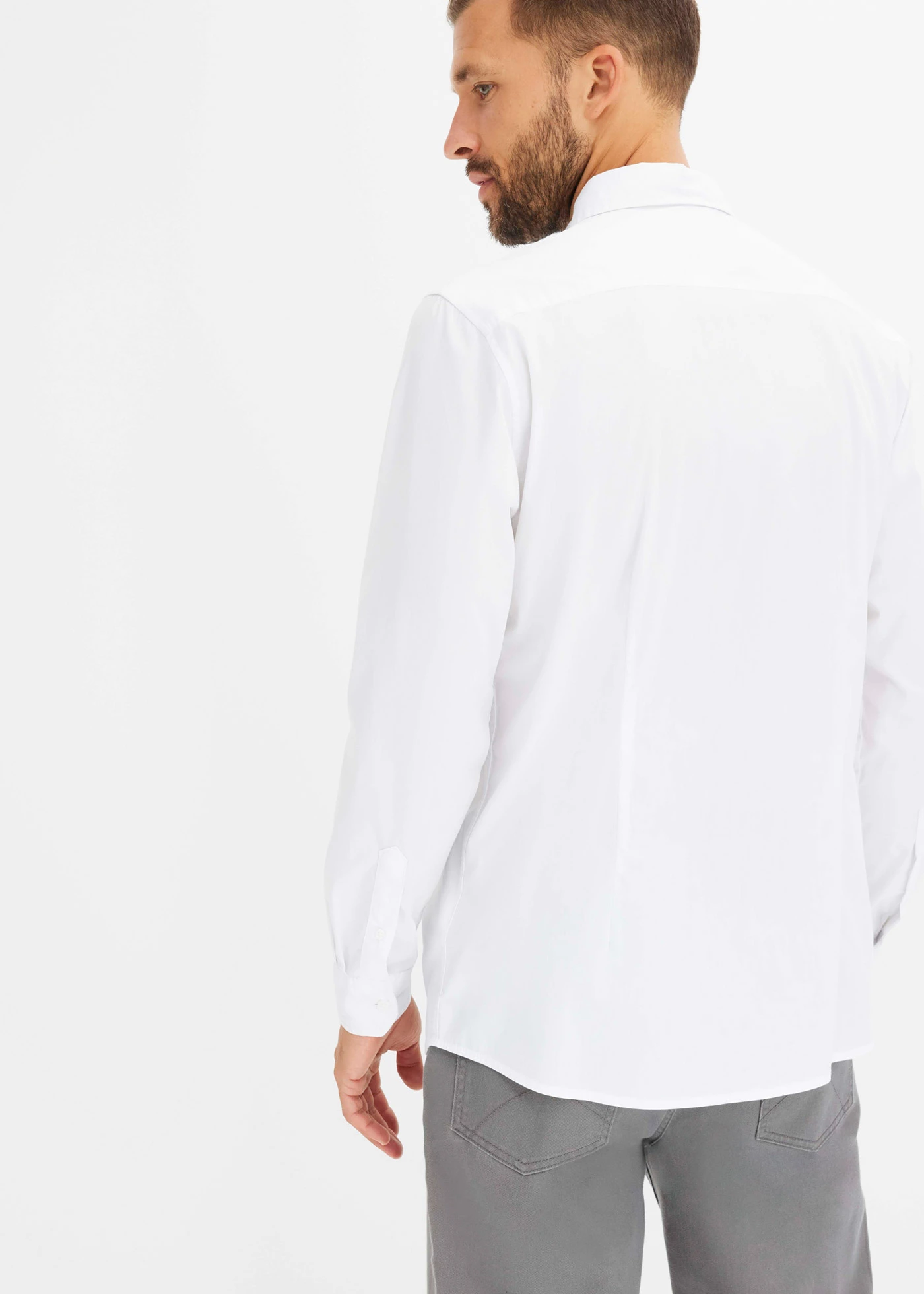 Strečová business košile, Regular Fit • bílá • bonprix obchod