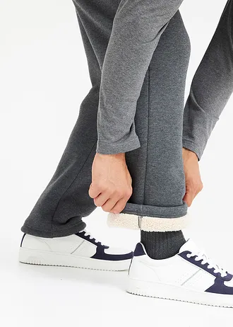 Pantalon de jogging avec doublure chaude • anthracite chiné • Boutique bonprix