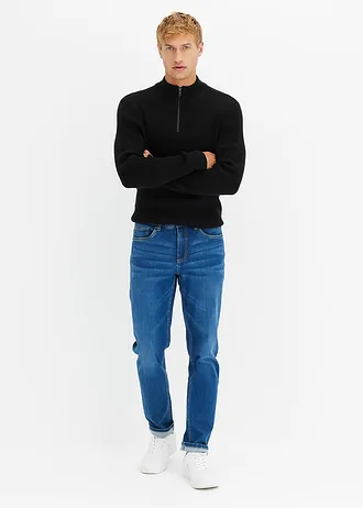 Strečové džínsy Regular Fit Tapered • modrá denim • obchod bonprix