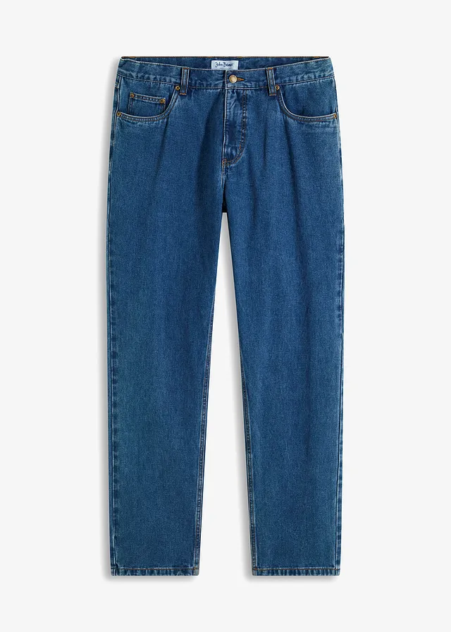 Jean droit, regular, Couleur: bleu denim