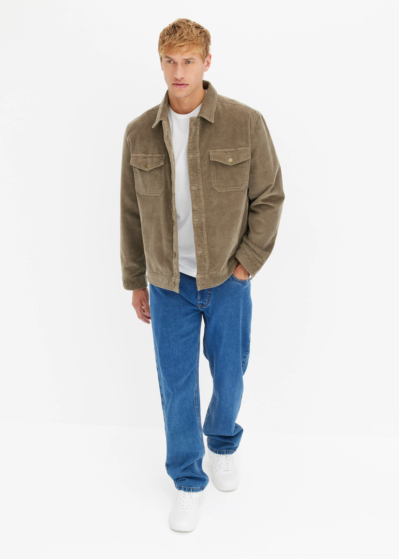 Jeansy regular fit, straight • niebieski denim • sklep bonprix