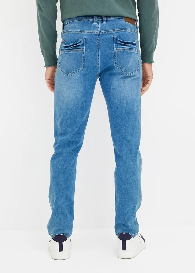 Jean regular, fuselé, Couleur: bleu clair denim