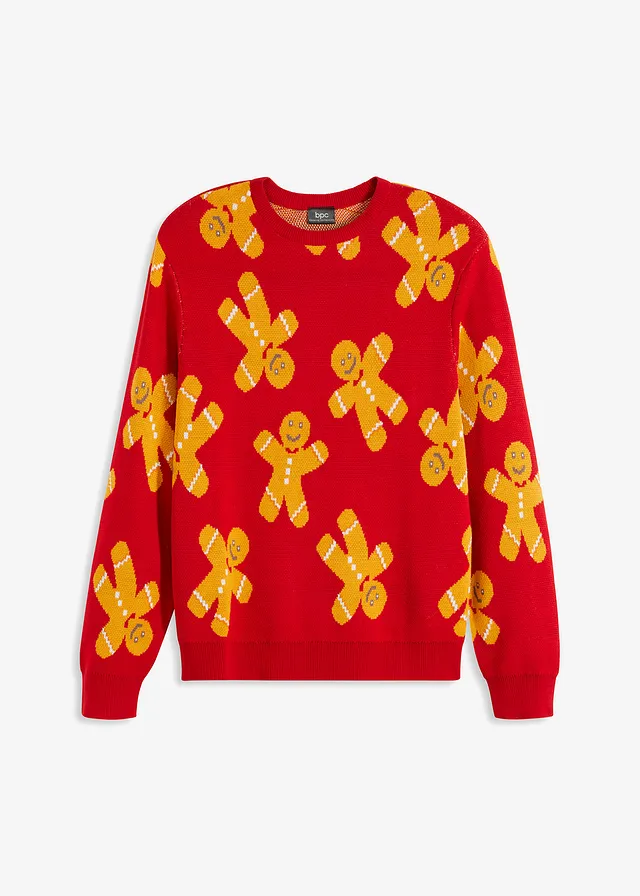 Pulóver s vianočným motívom a bavlnou