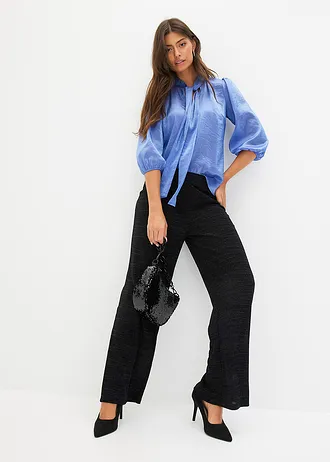 Spodnie z połyskiem • czarny • bonprix obchod