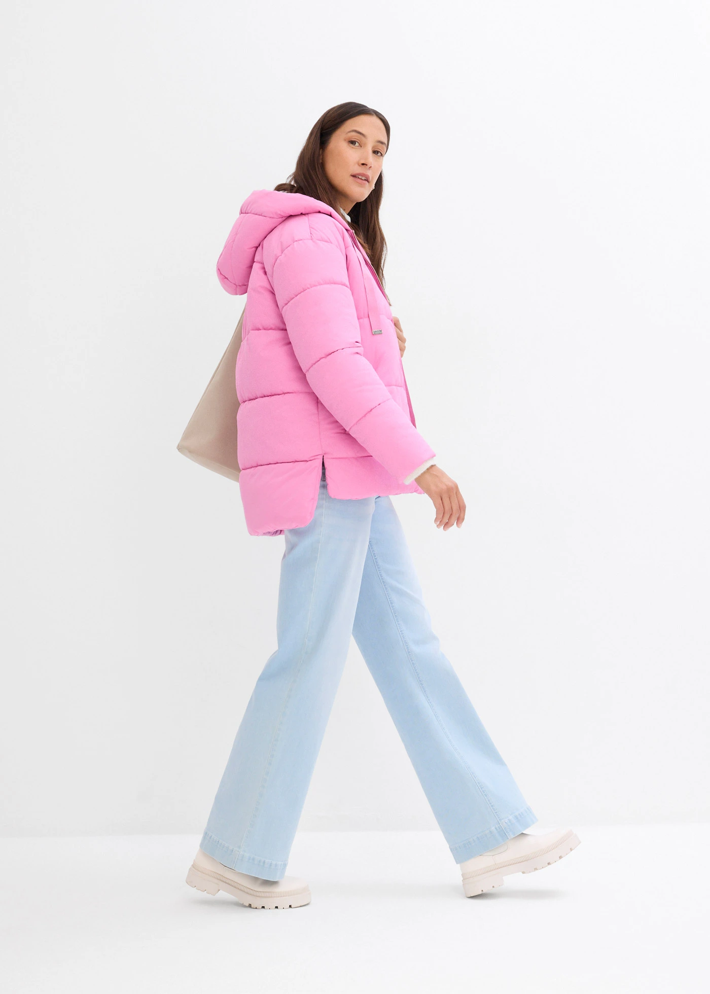 Bunda Oversize • ružovo cyklámenová • obchod bonprix