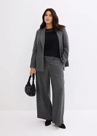 Triko s dlouhým rukávem a krajkou, barva: černá