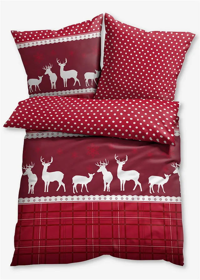 Lenjerie de pat cu reni