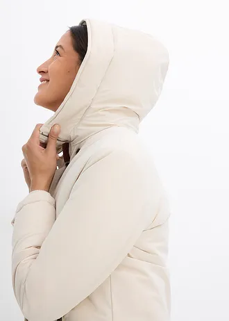 Lange winterjas met teddy • kiezelgrijs • bonprix online shop