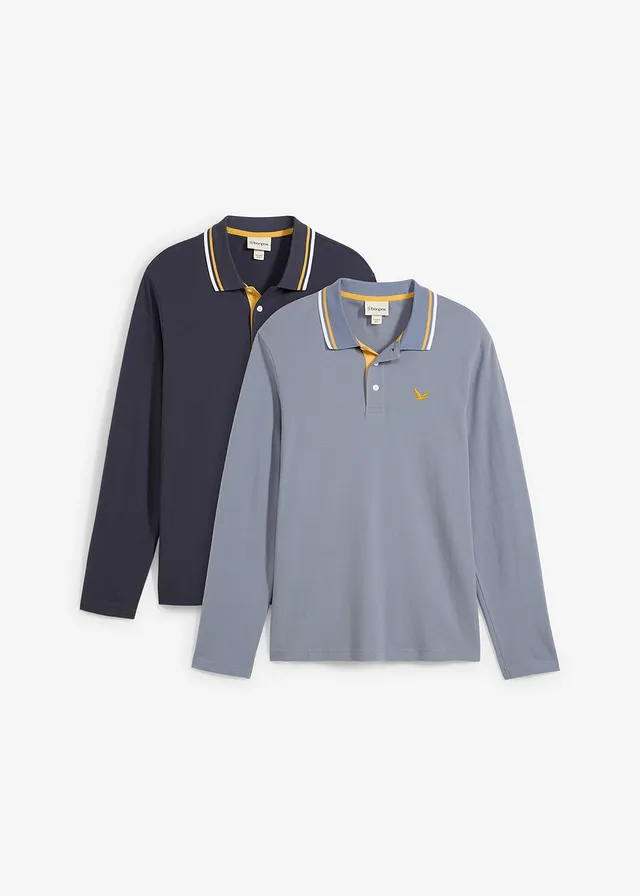 Bluză polo din bumbac organic 100% (set/2 buc.)