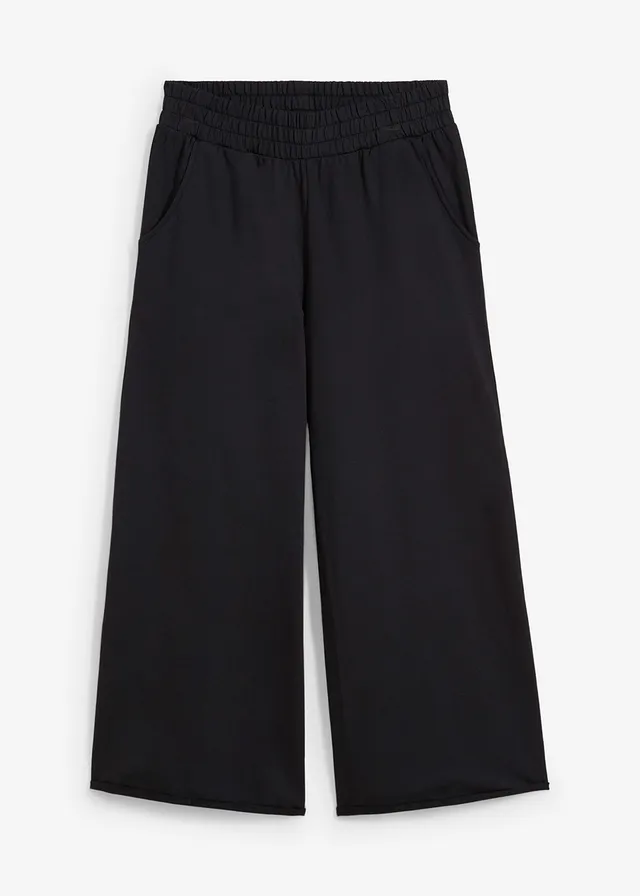 Pantaloni casual din bumbac organic, lungime 7/8