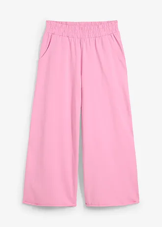 Pantalon sweat 7/8 large en coton