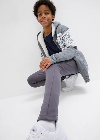 Outdoor thermo legging met warme fleece voering (set van 2) • zwart-leisteengrijs • bonprix online shop