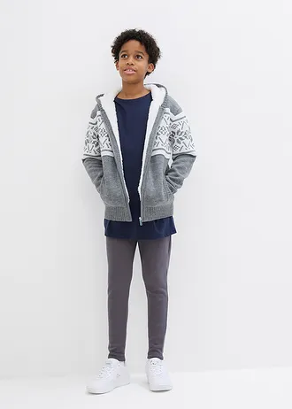 Outdoor thermo legging met warme fleece voering (set van 2) • zwart-leisteengrijs • bonprix online shop