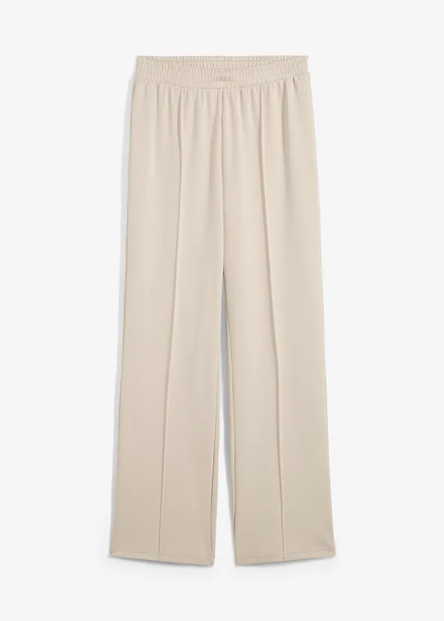 Sweatpants van een zachte viscosemix • steengrijs • bonprix online shop