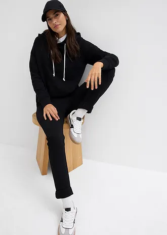 Sweat à capuche • noir • Boutique bonprix