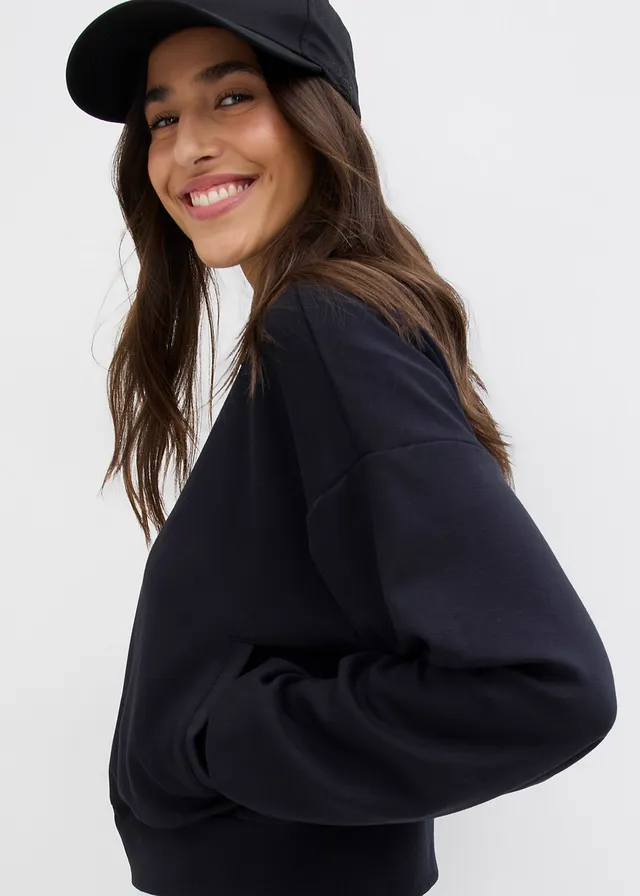 Scuba bomber van zachte viscosemix • zwart • product-page.page-title-suffix