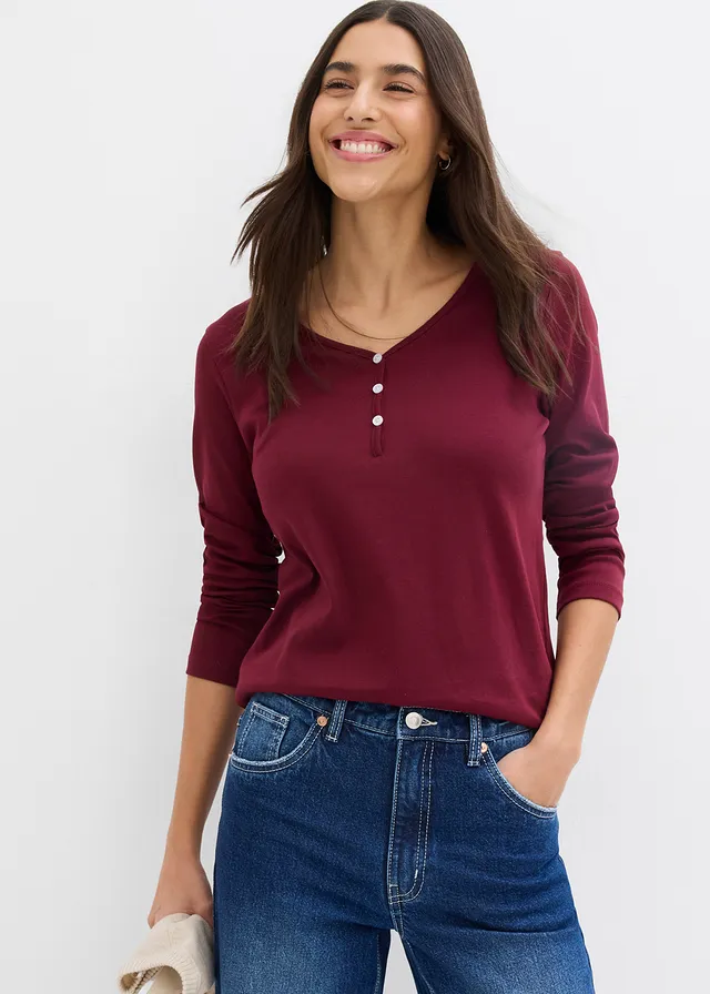 T-shirt manches longues • rouge érable • product-page.page-title-suffix