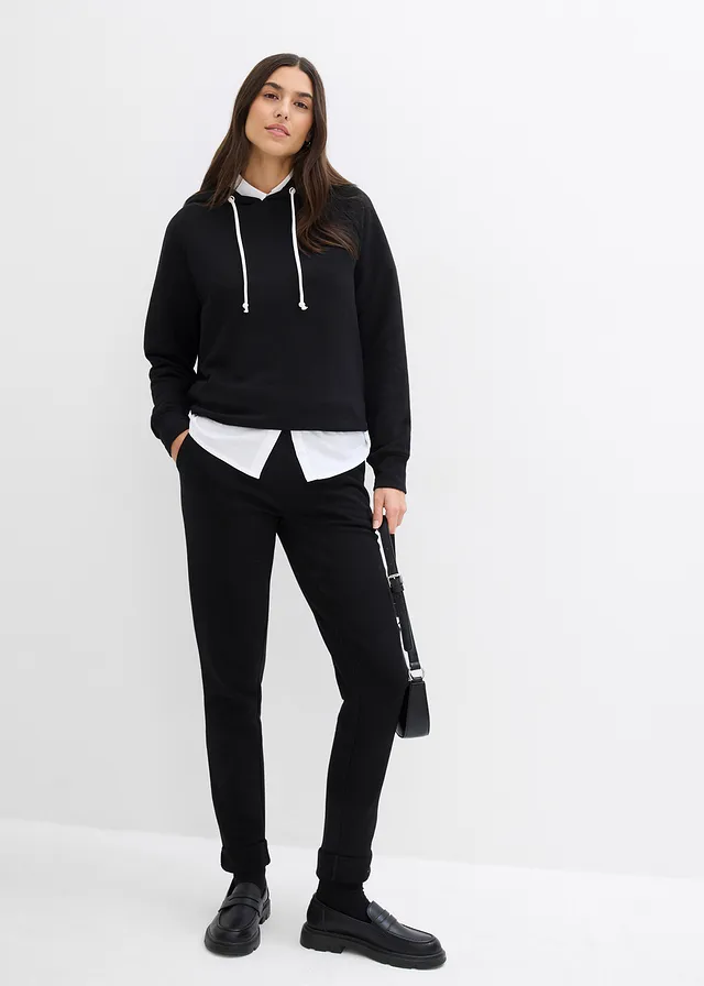 Pantalon de jogging étroit, Couleur: noir