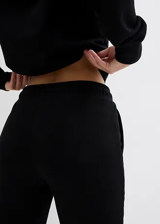 Úzké joggingové kalhoty • černá • bonprix obchod