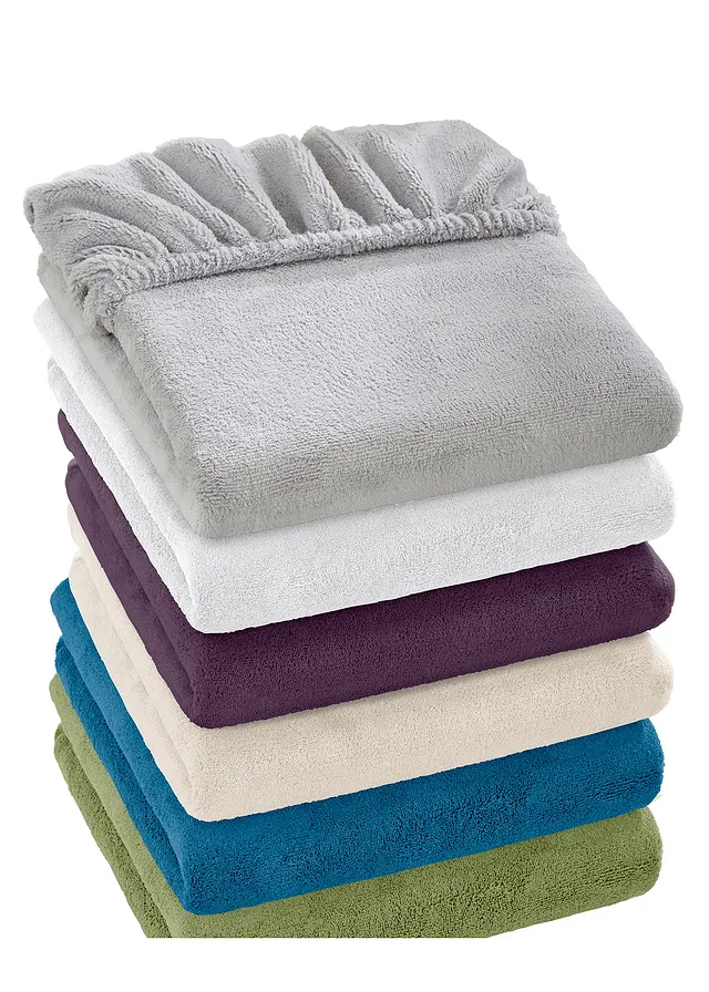Drap-housse toucher cachemire • gris vert • product-page.page-title-suffix