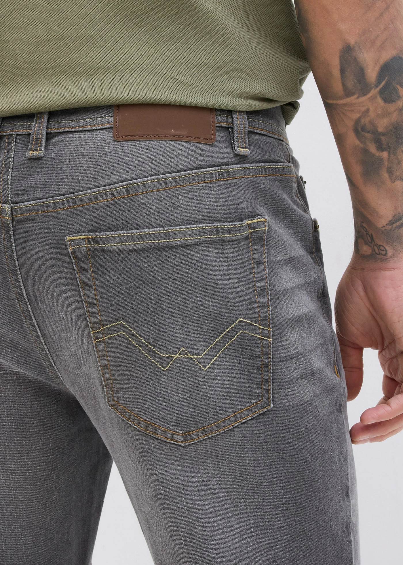 Jeansy regular fit, straight • szary denim • sklep bonprix