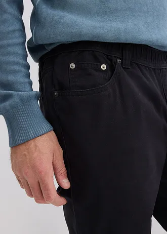 Regular fit broek, straight (set van 2) • zwart+donkerblauw • bonprix online shop