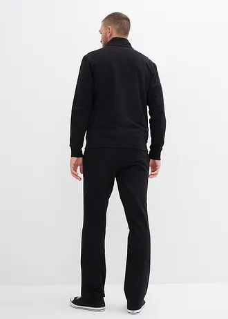 Dres sportowy z czystej bawełny organicznej (komplet 2-cz.) • czarny • sklep bonprix