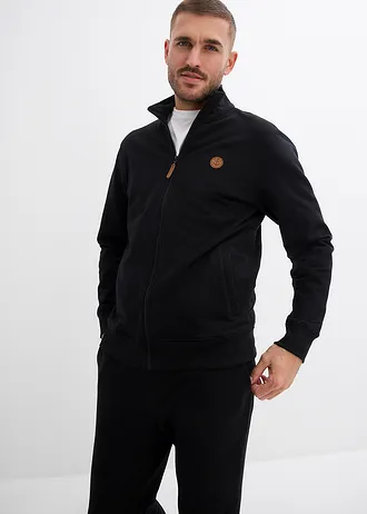 Dres sportowy z czystej bawełny organicznej (komplet 2-cz.) • czarny • sklep bonprix