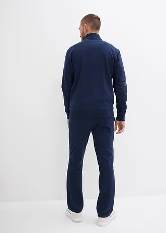 Dres sportowy z czystej bawełny organicznej (komplet 2-cz.) • ciemnoniebieski • sklep bonprix