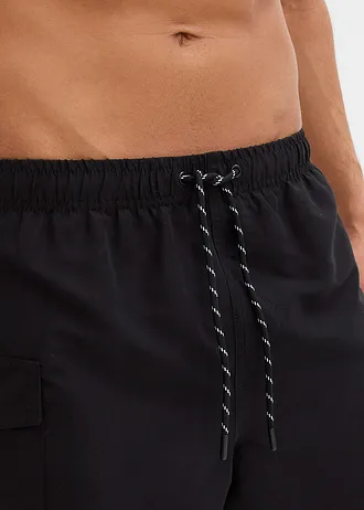 Zwemshort met cargozak • zwart • bonprix online shop