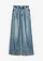Wide leg jeans high waist, Kleur: lichtblauw denim used