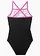Badpak, Kleur: zwart-wit-neonpink