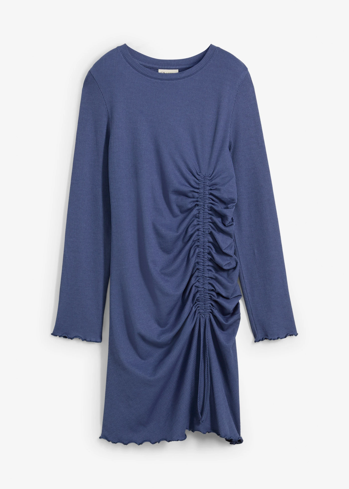 Shirtjurk met plooitjes • indigo • bonprix online shop