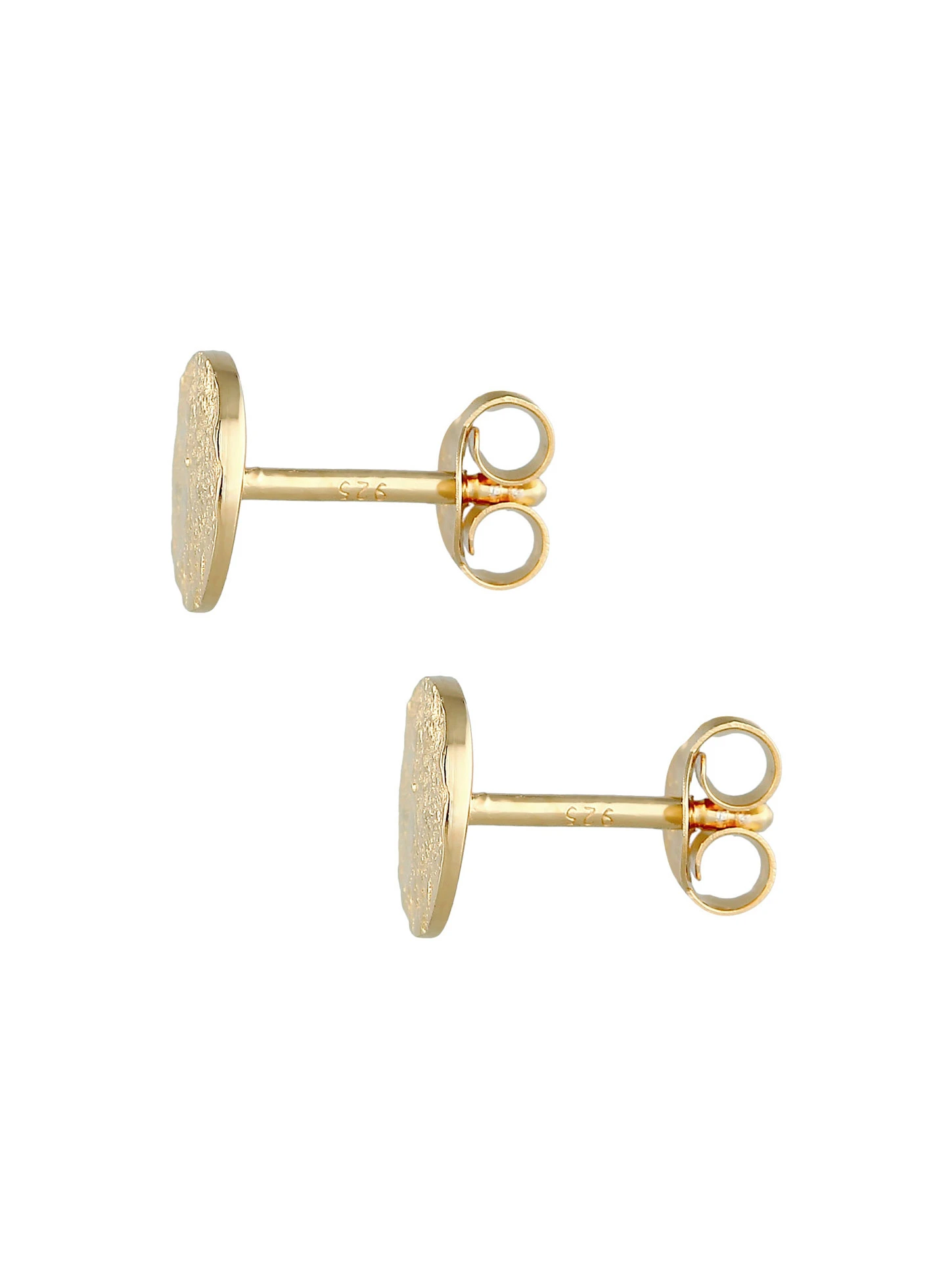 Elli oorstekers van 925 sterling zilver (1 paar), verguld • verguld • bonprix online shop