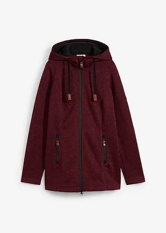 Bluza rozpinana z polaru, z kapturem