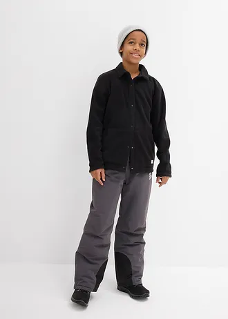 Pantalon de ski imperméable à bretelles et doublure chaude • gris ardoise • Boutique bonprix