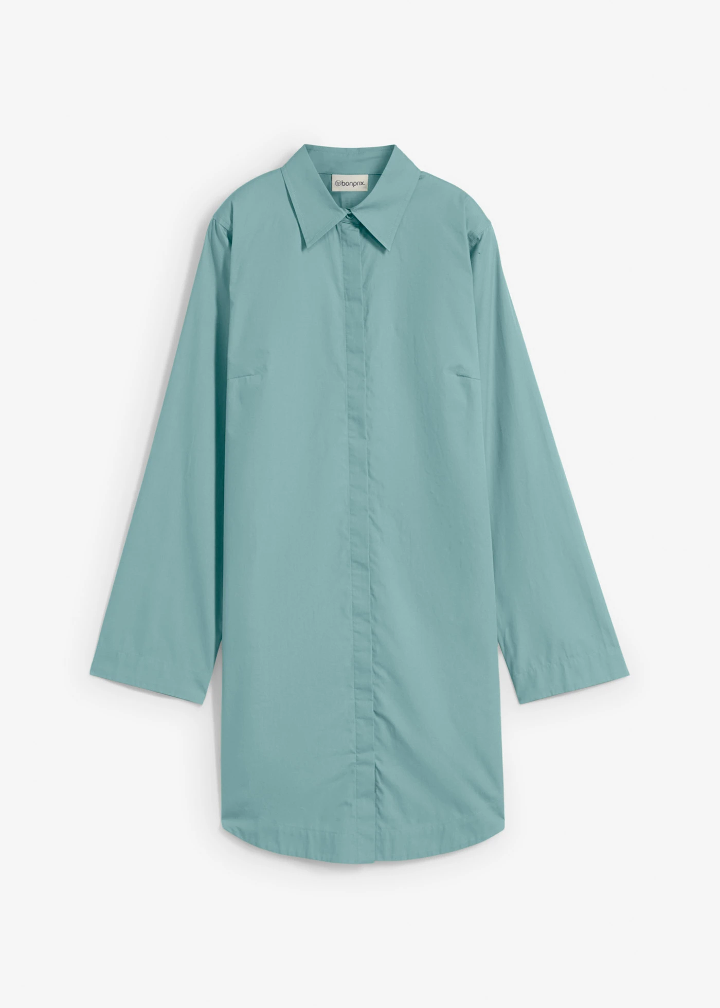 Overhemdjurk van katoen • rooksalie • bonprix online shop