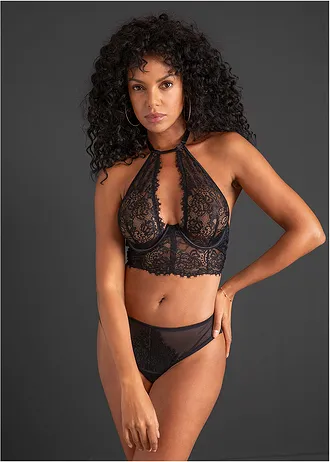 Bralette met beugels • zwart • bonprix online shop